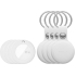 4 Pack - MiTag van MiLi & Leather case / werkt met Apple® Find My 