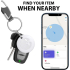 4 Pack - MiTag van MiLi & Leather case / werkt met Apple® Find My 