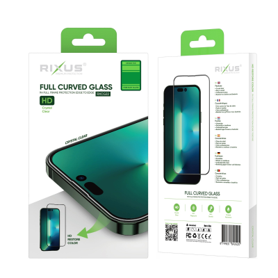 Rixus Clear HD Full Cover Tempered Glass - iPhone serie 11 - 12 - 13 - 14 - 15