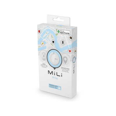4 Pack - MiTag van MiLi & Leather case / werkt met Apple® Find My 