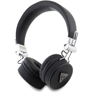 Guess Script Logo ENC draadloze headset hoofdtelefoon - ZWART Guess Script Logo ENC draadloze headset hoofdtelefoon - ZWART