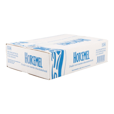 Hotcemel instant cacaopoeder 100 stuks A 25 Gram The Original 