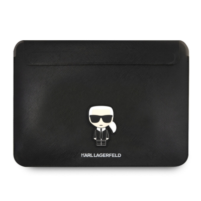 Karl Lagerfeld 14 Inch Laptop Tablet-Sleeve Saffiano - Black