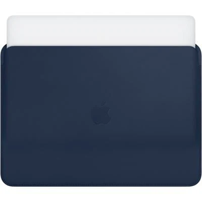 Apple Leather Sleeve MacBook Pro Air 13 inch Midnight Blue - MacBook Pro / Air 13 inch ( Modellen van 2016 tot 2022 )