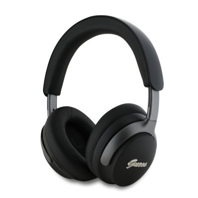 GUESS SCRIPT ANC DRAADLOZE KOPTELEFOON HEADSET - BLACK