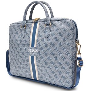 Guess Laptoptas laptop tas - 4G Print - Blauw 