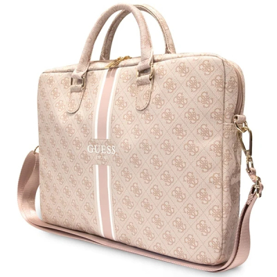 Guess Laptoptas / Organizer - Monogram 4G Print - Rose Gold 16 Inch