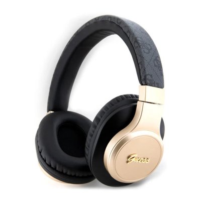 Guess Bluetooth Headphones - 4G tone on tone script logo - Zwart 