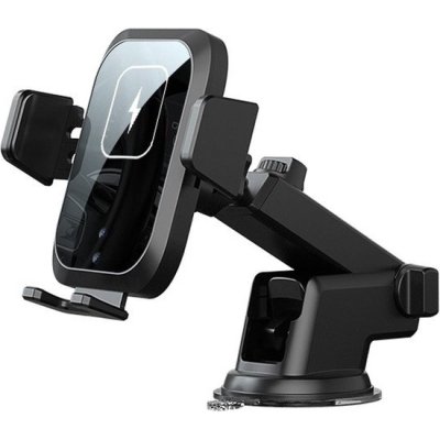 Rixus Telefoonhouder Auto Dashboard/Voorruit/Luchtrooster met Draadloos Opladen 15w Snellader