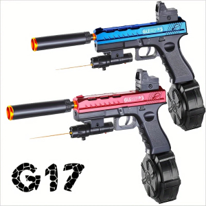 GEL BLASTER CLOCK G17 ROOD/ZWART + Gratis 10.000 Orbeez - Bekend van TikTok