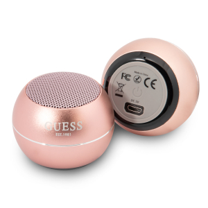 Guess Mini Bluetooth Speaker - 3W vermogen - 6 uur speeltijd - Roze