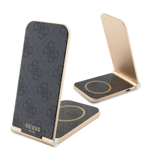 GUESS 15W Magnetische Magsafe draadloze lader -Zwart/Goud