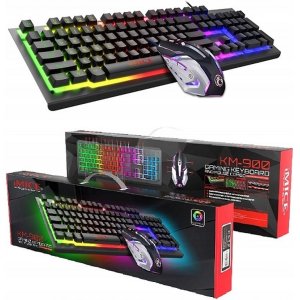 Imice - GAMING keyboard + Game muis MET COOLE RGB VERLICHTING