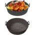 Xmas Deal Airfryer 100% silicone bakje mandje 20 Cm Pvas Vrij. Diverse Kleuren 