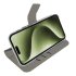 iPhone 16 Serie - Celly SlimFit hoesje - Wally/leer - Zwart 