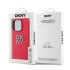 iPhone 16 pro - DKNY UNIEK kleuren patroon - Metalen letters Geïnspireerd op de Hermes KELLY BACK