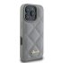 iPhone 16 Pro - GUESS Diamond Quilted Puffer Case - Grey