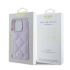 iPhone 16 Pro - GUESS Diamond Quilted Puffer Case - Paars