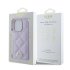 iPhone 16  - GUESS Diamond Quilted Puffer Case - Paars