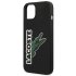 iPhone 13 Lacoste Crocodil silicone hoesje - zwart 