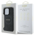 Guess Saffiano Peony Magsafe hoesje iPhone 16 -  iPhone 16 Pro -  iPhone 16 Pro Pro max - Black 